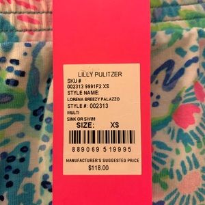 Lilly Pulitzer Pants - NWT Lilly Pulitzer Lorena Breezy Palazzo. Lilly Pulitzer Pants - NWT Lilly Pulitzer Lorena Breezy Palazzo.